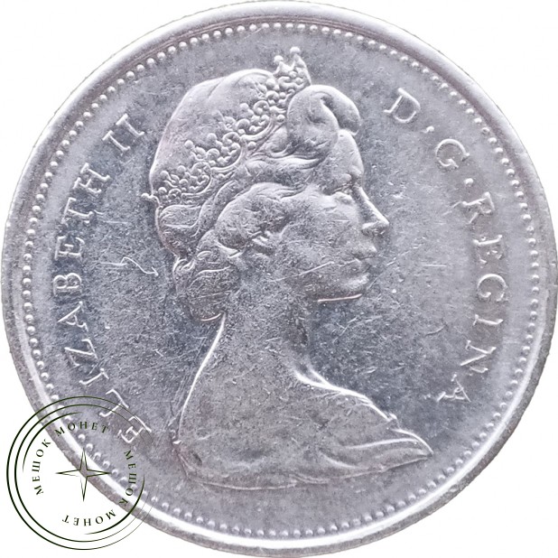 Канада 25 центов 1968 Олень — 937046325