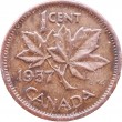 Канада 1 цент 1957