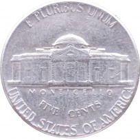 Монета США 5 центов 1974