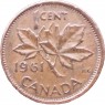 Канада 1 цент 1961 — 937046330