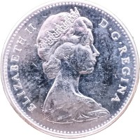 Монета Канада 10 центов 1983