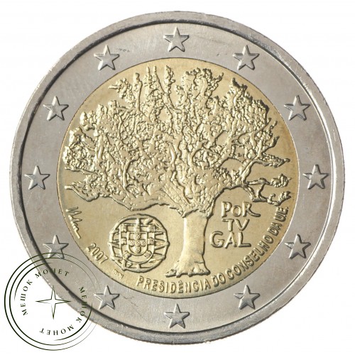 Португалия 2 евро 2007 Председательство в ЕС