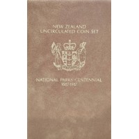 Новая Зеландия 1987 набор монет