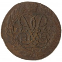 Монета 2 копейки 1761