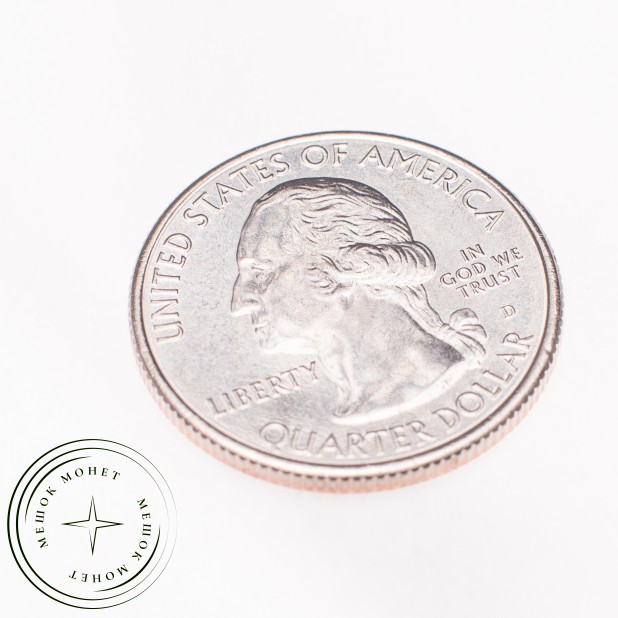 США 25 центов 2014 Национальный парк Грейт-Смоки-Маунтинс