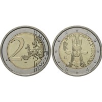 Монета Италия 2 евро 2021 Рим