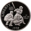 США 1/2 доллара 1995 XXVI летние Олимпийские Игры в Атланте 1996 - Бейсбол