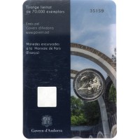 Монета Андорра 2 евро 2021 Меритксель (Буклет)
