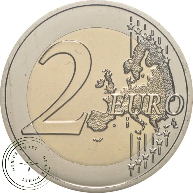 Андорра 2 евро 2021 100 лет коронации леди фон Меритксель
