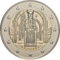 Монета Андорра 2 евро 2021 Меритксель (Буклет)