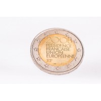 Монета Франция 2 евро 2008 Председательство в ЕС