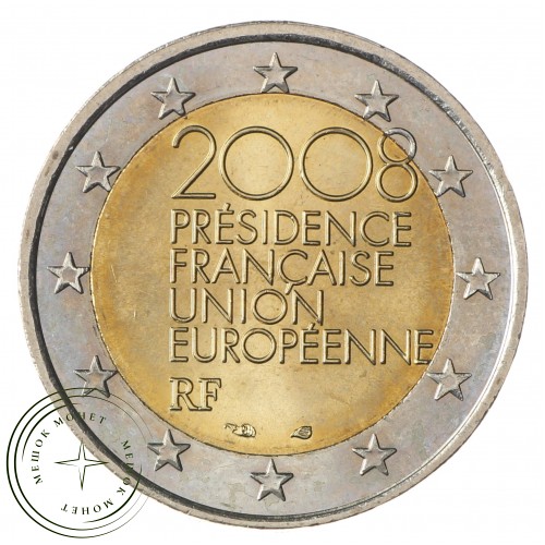 Франция 2 евро 2008 Председательство в ЕС
