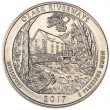 США 25 центов 2017 Национальные водные пути Озарк