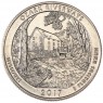 США 25 центов 2017 Национальные водные пути Озарк