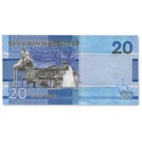 Банкнота Гамбия 20 даласи 2023