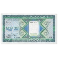 Банкнота Мавритания 1000 угий 1989