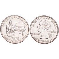 Монета США 25 центов 2009 Округ Колумбия