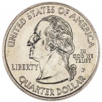 Монета США 25 центов 2009 Округ Колумбия