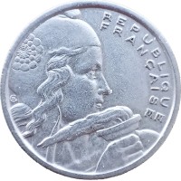 Франция 100 франков 1955