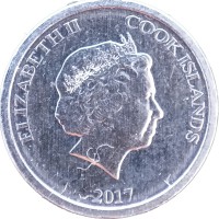 Монета Острова Кука 1 цент 2017