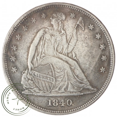 Копия 1 доллар 1840