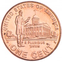 Монета США 1 цент Карьера юриста