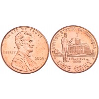 Монета США 1 цент Карьера юриста