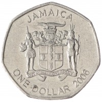 Монета Ямайка 1 доллар 2006