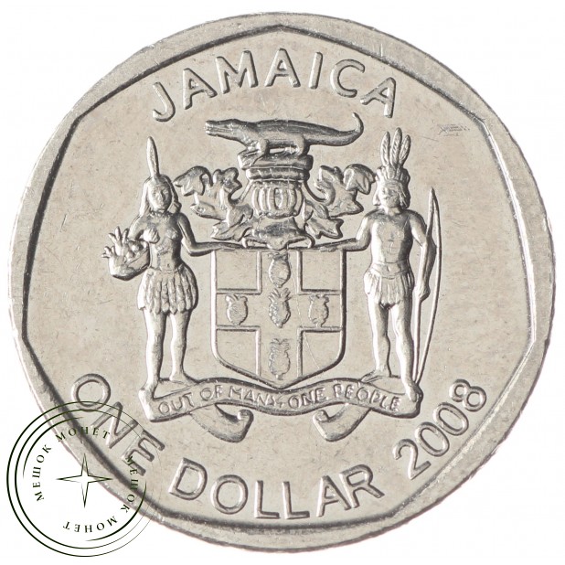 Ямайка 1 доллар 2008