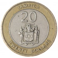 Ямайка 20 долларов 2000