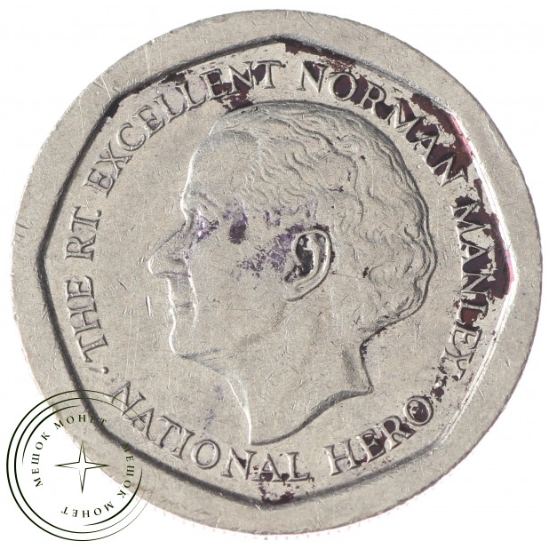 Ямайка 5 долларов 1996