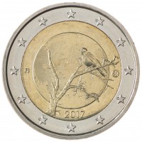 Монета Финляндия 2 евро 2017 Природа Финляндии