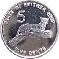 Эритрея 5 центов 1997