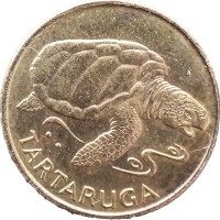 Монета Кабо-Верде 1 эскудо 1994 Черепаха