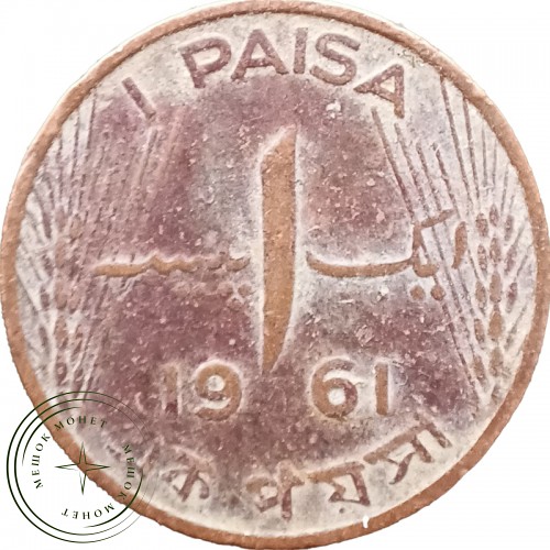 Пакистан 1 пайса 1961 — 31971465-3