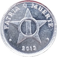 Монета Куба 1 сентаво 2013
