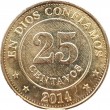 Никарагуа 25 сентаво 2014