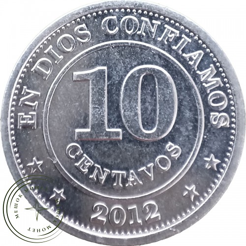 Никарагуа 10 сентаво 2012 — 72177332-2