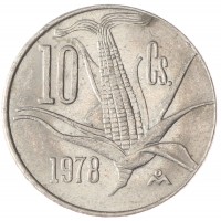 Мексика 10 сентаво 1978