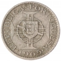 Монета Мозамбик 2,5 эскудо 1965