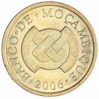 Монета Мозамбик 50 сентаво 2006
