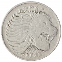 Монета Эфиопия 50 сантимов 1977