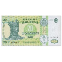 Молдова 20 лей 1999