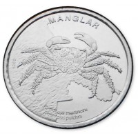 Монета Коста-Рика 50 колонов 2023 (2025) Мангровый краб-скакун