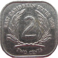 Карибы 2 цента 1989