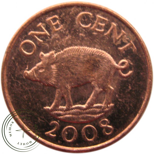 Бермудские острова 1 цент 2008