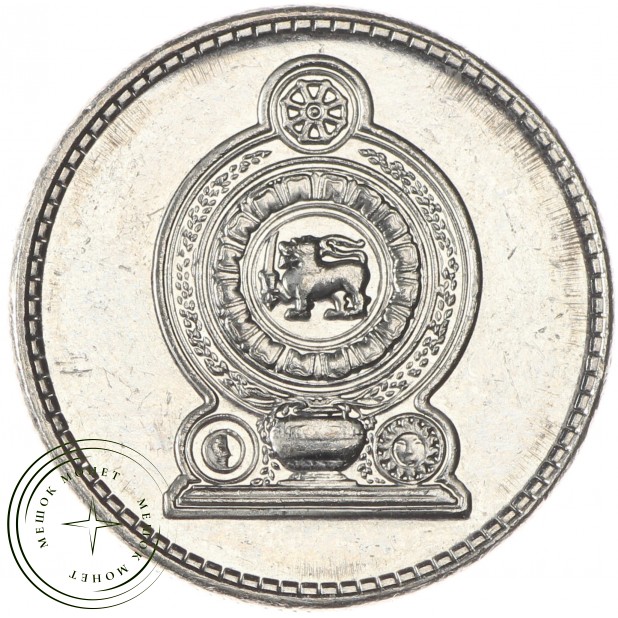 Шри-Ланка 25 центов 2004