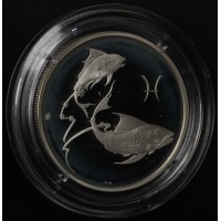 Монета 2 рубля 2003 Рыбы