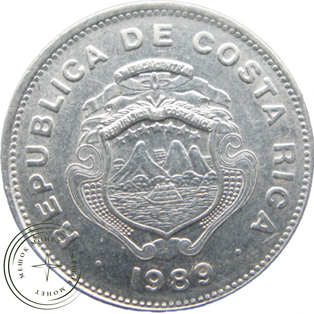 Коста-Рика 1 колон 1989