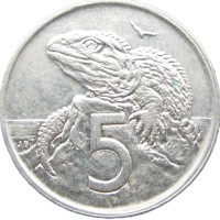 Новая Зеландия 5 центов 1978